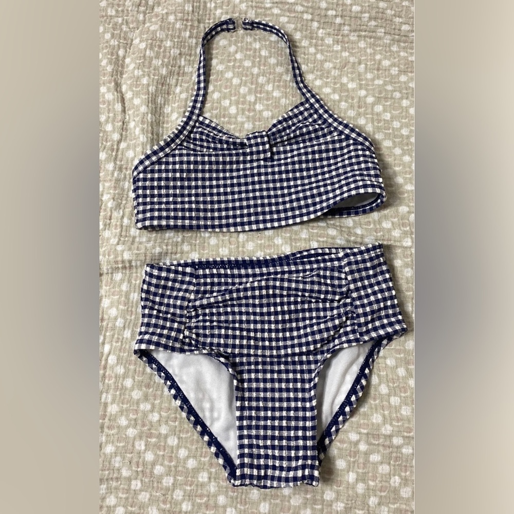 Cat & Jack high waisted halter swimsuit sz 4T
